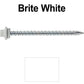 10 x 3” - STAINLESS HEX / ZINC Sheet Metal Roof Screw. Self starting metal to wood siding screws. EPDM washer. Colored head.