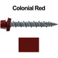 10 x 1-1/2" Metal ROOFING SCREWS - Hex Head Sheet Metal Roof Screw. Self starting metal to wood siding screws. EPDM washer (250 Count)