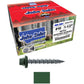 #10 x 1-1/2" Metal ROOFING SCREWS - Hex Washer Head - Self starting/self tapping - EPDM washer. Colored head.