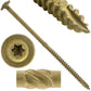 Jake Sales #15 x 6" Construction Lag Screw - Torx/Star Drive Heavy Duty Structural Lag Screw - ACQ Compatible - Modified Truss Washer Head. (OVERSTOCK)