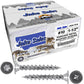 #10  Low Profile Pancake Head Roofing Screws - Wood to Metal - For Standing Seam Roofs - Zinc Plated