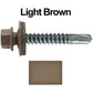 #12x1-1/2" Metal to Metal Type #3 Hex Head Drill Point Metal to Metal Roofing Screws. 9/16" EPDM Washer (250 Screws)