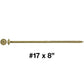 #17 Construction Lag Screw Exterior Coated Torx/Star Drive Heavy Duty Structural Lag - Modified Truss Washer Head