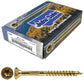 #8 Gold Star/Torx Drive Zinc Coated T-20 Flat Head Wood Screws