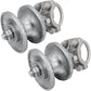 Cantilevered Gate Rollers, Cantilevered Rollers, Rolling Cantilever, Slide Gate Roller Hardware. Various Sizes From  Mini 2-3/8" to 6-5/8"