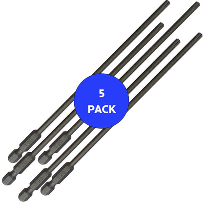 T20 (T-20) Torx/Star Driver Bit - Color Coded Torx/Star Drive Quick Change Shank Bit for Screws and Fasteners Requiring T20 (T-20)