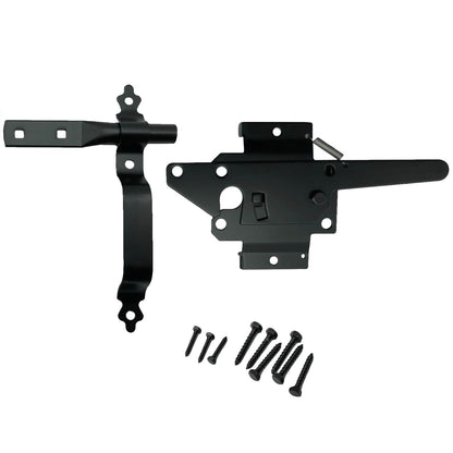 Fence Gate Latch - Two-Way Wood Fence Gate Latch with Handle