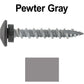 10 x 1-1/2” LOW PROFILE Star Head Roofing Screws - HI-LO Thread - Metal To Wood - T25 Torx Drive Head - EPDM washer