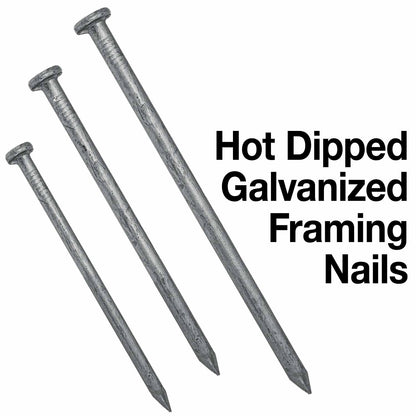 Galvanized Nails - Hot-Dip Exterior Common Framing Nails