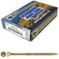 #10 Gold Star/Torx Drive Zinc Coated T-25 Flat Head Wood Screws
