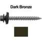 #12 x 2" RE-GRIP METAL ROOFING SCREWS - Hex Washer Head - Self starting/self tapping - EPDM washer. Colored head.