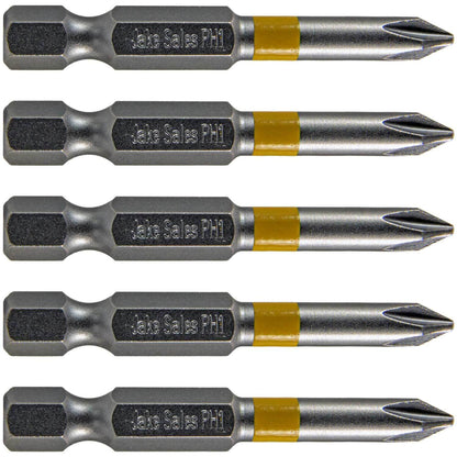Phillips Driver Bits - with 1/4" Quick Change Shank
