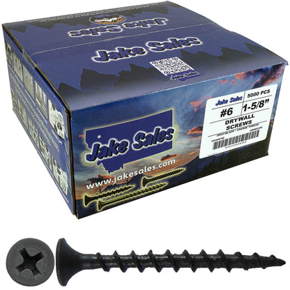 Gray Phosphate Coarse Thread Drywall Screws - Drywall, Gypsum board, Sheet rock, Plasterboard Screws. Use for all purpose wood screws.