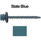10 x 2-1/2" Metal ROOFING SCREWS - Hex Head Mini Driller - metal to wood siding screws - Self starting/self tapping - EPDM washer. Colored head.