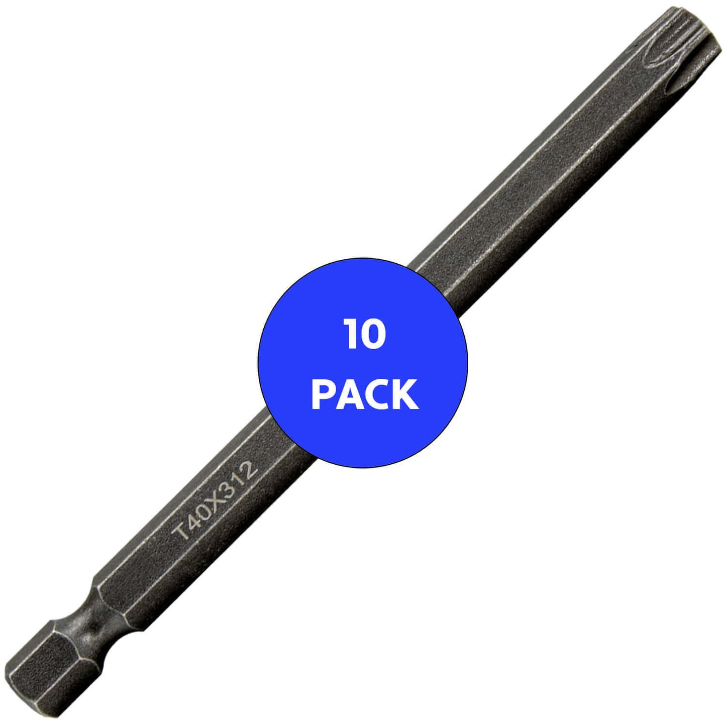 T40 (T-40) Torx/Star Driver Bit - Color Coded T40 Torx/Star Drive Bit for Screws and Fasteners Requiring T40 (T-40) Size Bits