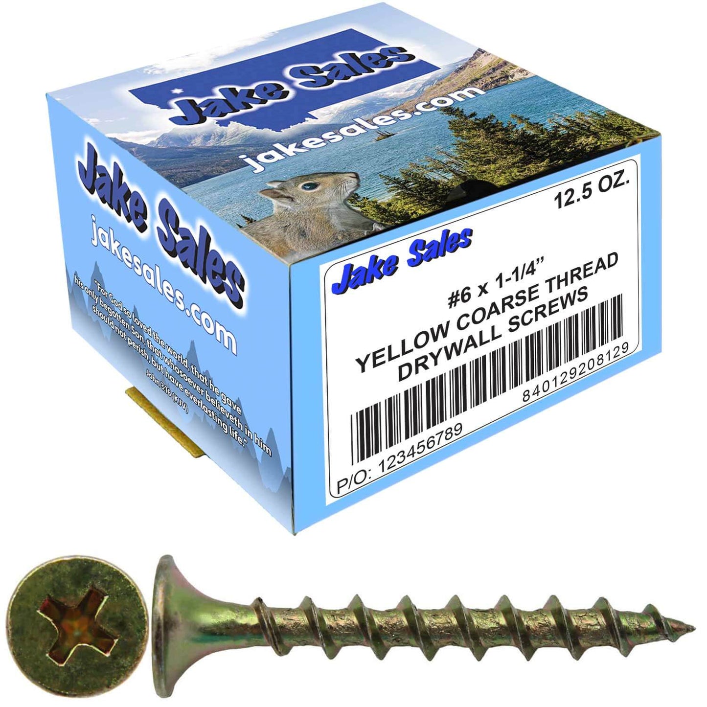 Yellow Zinc Coarse Thread Drywall, Gypsum board, Sheetrock, Plasterboard Screws. Use for all purpose wood screws