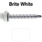 10 X 1-1/2” Zinc Aluminum Cap MINI-DRILLER Roofing Screws HI-LO THREAD Zinc Plated Carbon Steel Shank - EPDM Washer - Colored head