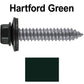17 x 1-1/2 Metal Roofing Screws - Metal Panel to Metal Purlins and Recovery Screws - Hex Washer Head - EPDM washer.