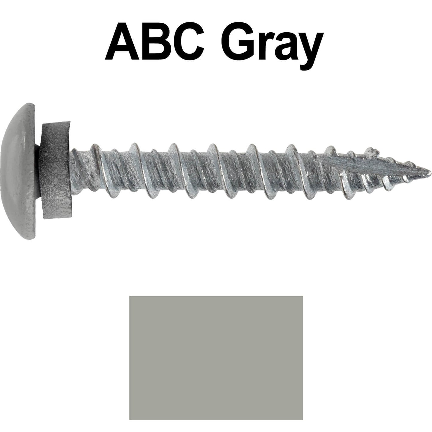 10 x 1-1/2” LOW PROFILE Star Head Roofing Screws - HI-LO Thread - Metal To Wood - T25 Torx Drive Head - EPDM washer