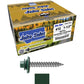 #12 x 1-1/2"  RE-GRIP METAL ROOFING SCREWS - Hex Washer Head - Self starting/self tapping - EPDM washer. Colored head.