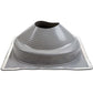 GRAY Square Base EPDM Flexible Pipe Flashing