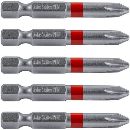 Phillips Driver Bits - with 1/4" Quick Change Shank