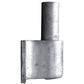 Wood Fence Post Gate Hinge With 5/8 Hinge Pin. Constructed of Heavy Duty Galvanized Steel.