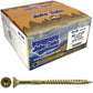 #9 Gold Star/Torx Drive Zinc Coated T-25 Flat Head Wood Screws
