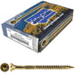 #8 Gold Star/Torx Drive Zinc Coated T-20 Flat Head Wood Screws