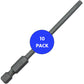 T20 (T-20) Torx/Star Driver Bit - Color Coded Torx/Star Drive Quick Change Shank Bit for Screws and Fasteners Requiring T20 (T-20)