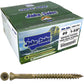 #9 Bronze Star Trim Head Wood Screw Torx/Star Drive Head - Multipurpose Exterior Coated Torx/Star Drive Wood Screws