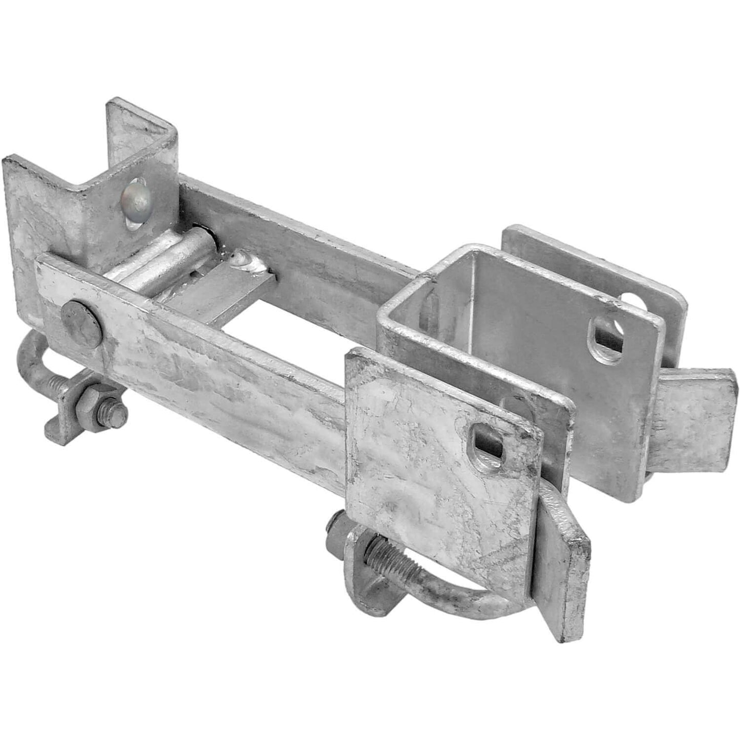 Strong Arm Double Gate Latch - Galvanized - Latches Two Gates Together without the Need of a Drop Rod