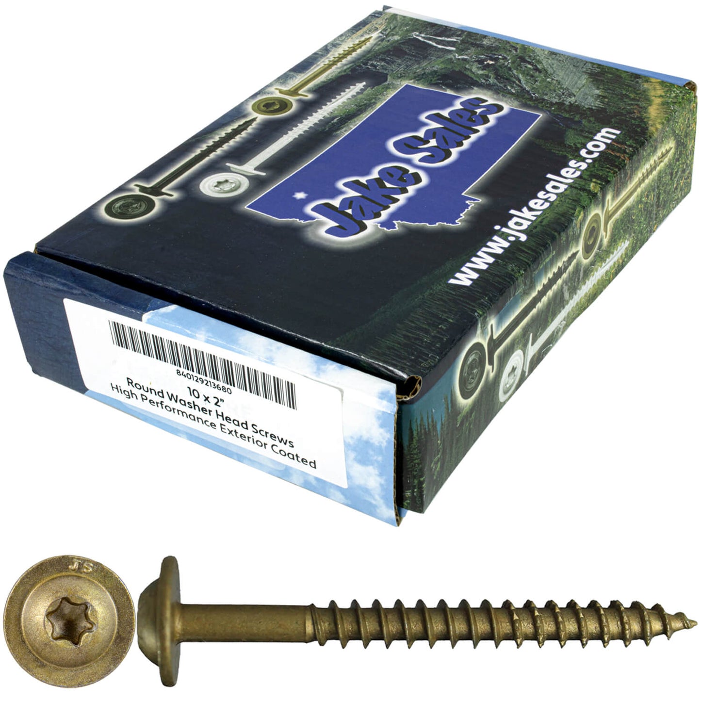 #10 Round Washer (Modified Truss) Head Screw Torx/Star Drive Head Wood Screw, Multipurpose Wood Screws for Construction, Cabinets and Furniture.