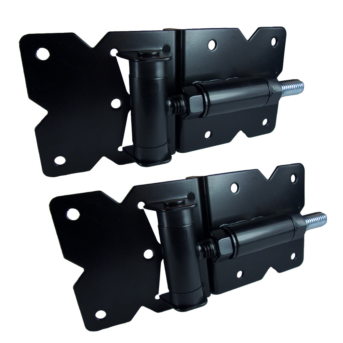 Vinyl Gate Hinges - For Vinyl, PVC or Plastic Fencing. Vinyl Fence Gate Hinges w/Mounting Hardware. Available in Standard, Self-Closing and Stainless Steel