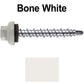 10 X 1-1/2” Zinc Aluminum Cap MINI-DRILLER Roofing Screws HI-LO THREAD Zinc Plated Carbon Steel Shank - EPDM Washer - Colored head