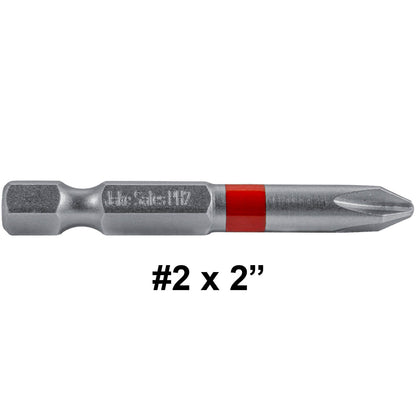 Phillips Driver Bits - with 1/4" Quick Change Shank