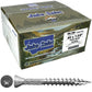 #9 Silver Star Stainless Steel TRIM HEAD Screw Torx/Star Head  - Stainless Steel TRIM HEAD Wood Screws