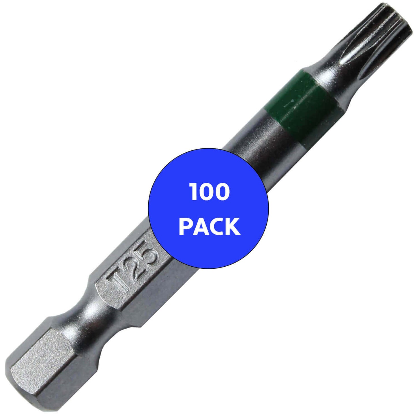 T25 (T-25) Torx/Star Driver Bit - Color Coded  Torx/Star Drive Quick Change Shank Bit for Screws and Fasteners Requiring T25 (T-25) Size Bits