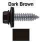17 x 1"  Metal Roofing Screws - Metal Panel to Metal Purlins and Recovery Screws - Hex Washer Head - EPDM washer.