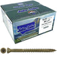 #9 Bronze Star Trim Head Wood Screw Torx/Star Drive Head - Multipurpose Exterior Coated Torx/Star Drive Wood Screws