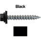 #14 x 1-1/2" Metal ROOFING SCREWS - Hex Washer Head - Self starting/self tapping - EPDM washer. Colored head.