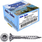 #8 Torx/Star Drive Head - 300 Grade Stainless Steel Torx/Star Drive Wood Screws - Silver Star Stainless Steel Wood Screw