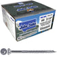 #9 Silver Star Stainless Steel Wood Screw Torx/Star Drive Head - Grade 300 Series Stainless Steel Torx/Star Drive Wood Screws