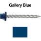 12 x 2-1/2" Stainless Steel Metal Roofing Screw - Hex Washer Head - Self starting/self tapping - EPDM washer. Colored head.