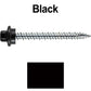 10 x 2” - STAINLESS HEX / ZINC Sheet Metal Roof Screw. Self starting metal to wood siding screws. EPDM washer. Colored head.