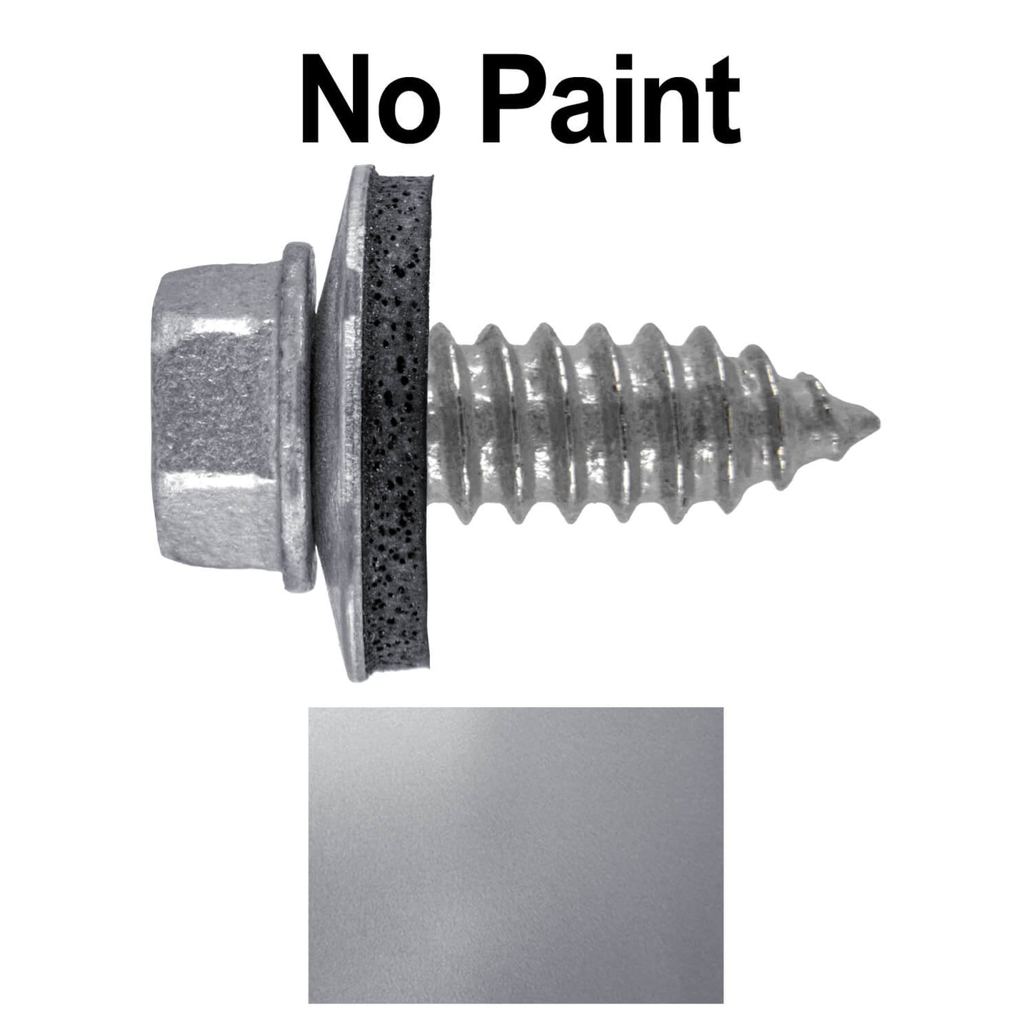 17 x 3/4" Metal Roofing Screws - Metal Panel to Metal Purlins and Recovery Screws - Hex Washer Head - EPDM washer.