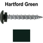 10 x 1-1/2” LOW PROFILE Star Head Roofing Screws - HI-LO Thread - Metal To Wood - T25 Torx Drive Head - EPDM washer
