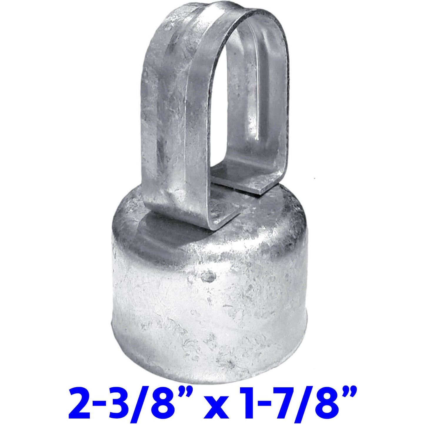 Galvanized Pressed Steel Chain Link Fence Loop Cap (Eye Top)