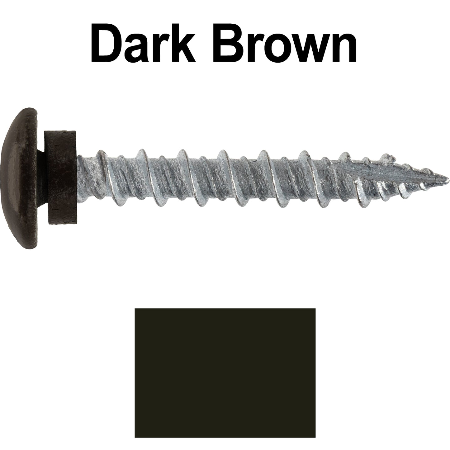 10 x 1-1/2” LOW PROFILE Star Head Roofing Screws - HI-LO Thread - Metal To Wood - T25 Torx Drive Head - EPDM washer