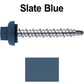10 X 1-1/2” Zinc Aluminum Cap MINI-DRILLER Roofing Screws HI-LO THREAD Zinc Plated Carbon Steel Shank - EPDM Washer - Colored head